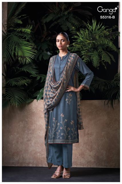 Ganga raevia 5316 ladies dress material wholesale market in delhi